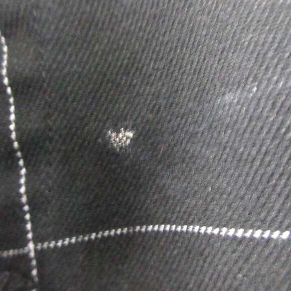 Maje Women's Cold Shoulder Button Down Midi Dress 7 Black Layered Preppy 528 - Picture 8 of 12